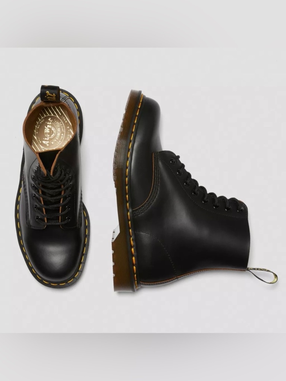 Brand new Dr. Marten’s 1460 vintage made in England black leather lace up boots - Picture 3 of 5